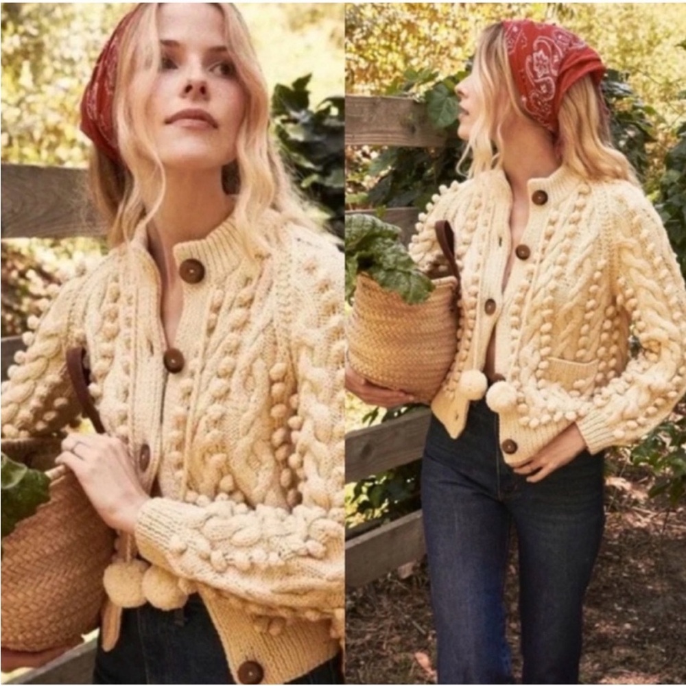 Doen Pomme Cable Knit Sweater Size XS/S